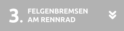 Rennrad Felgenbremse