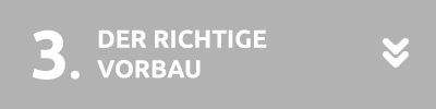 Der richtige Vorbau