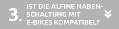 Ist die Alfine Naben-Schaltung mit E-Bikes kompatibel? Ist die Alfine Naben-Schaltung mit E-Bikes kompatibel?