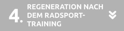 Regeneration nach dem Radsport-Training