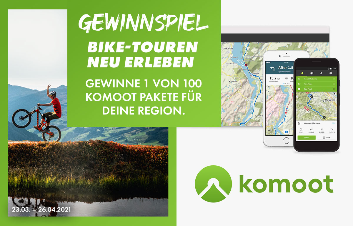 Komoot Gewinnspiel Regionenpaket Header Mobile