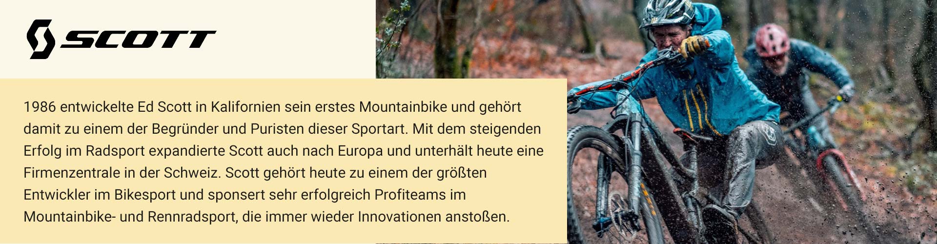 Kampagne Saisonhighlights 2021 Scott Markenheader