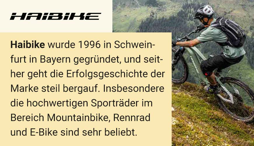 Kampagne Saisonhighlights 2021 Haibike Markenheader Mobile