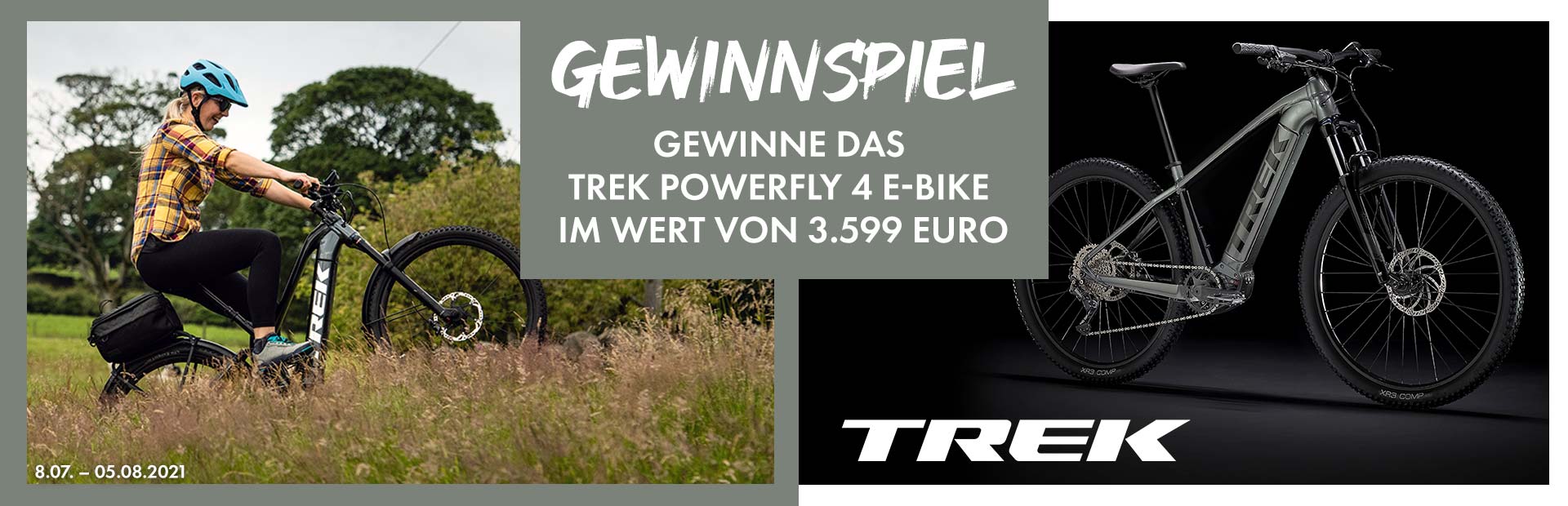 Trek E-Bike Gewinnspiel 2021 Header desktop