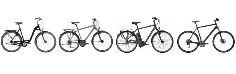 Zu den Citybike / Trekkingrad / E-Bike & Crossbike Größen