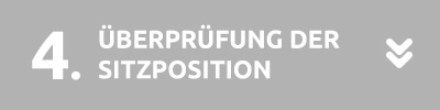 Erfahre, wie du die Sitzposition überprüfst Sitzposition überprüfen