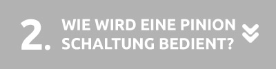 Bedienung Pinion Schaltung