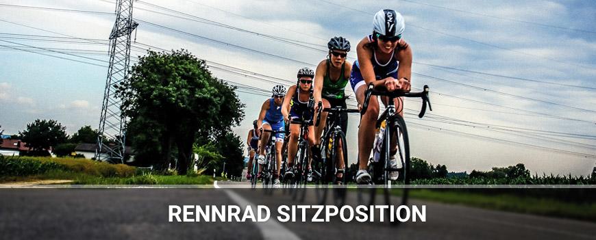 Rennrad Sitzposition
