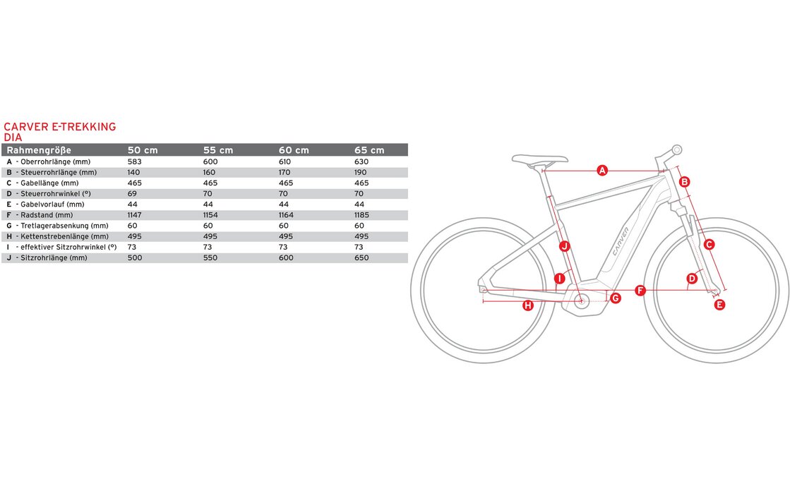 Carver Route E.440 - 500 Wh - 28 Zoll - Diamant - 2025