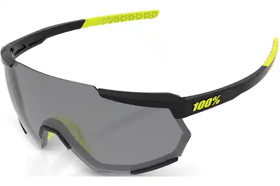 100 Percent - Fahrradbrillen - 100 Percent Racetrap Gloss Black / Smoke Lens