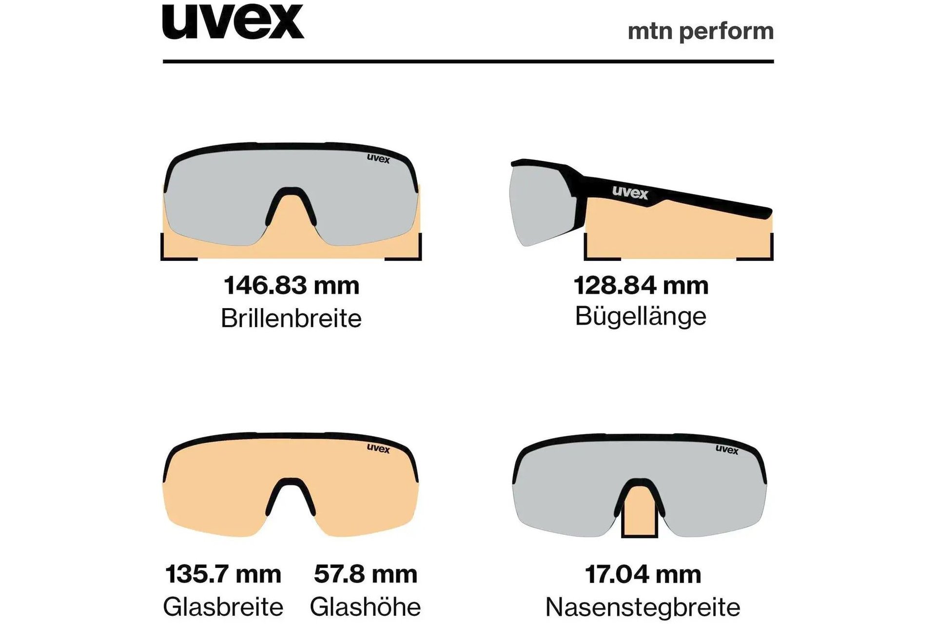 Uvex MTN Perform White Matt / Mirror Silver