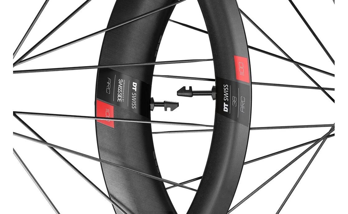 DT Swiss ARC 1100 Dicut 38 DB 28"- Carbon Vorderrad