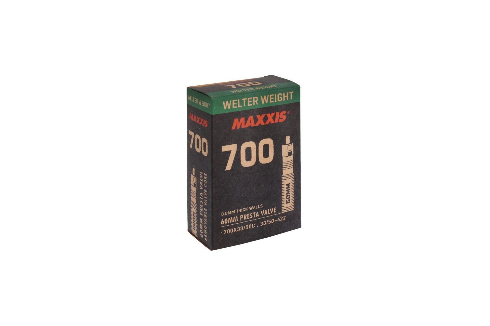 Maxxis WelterWeight Schlauch 700x33/50 SV - 60 mm