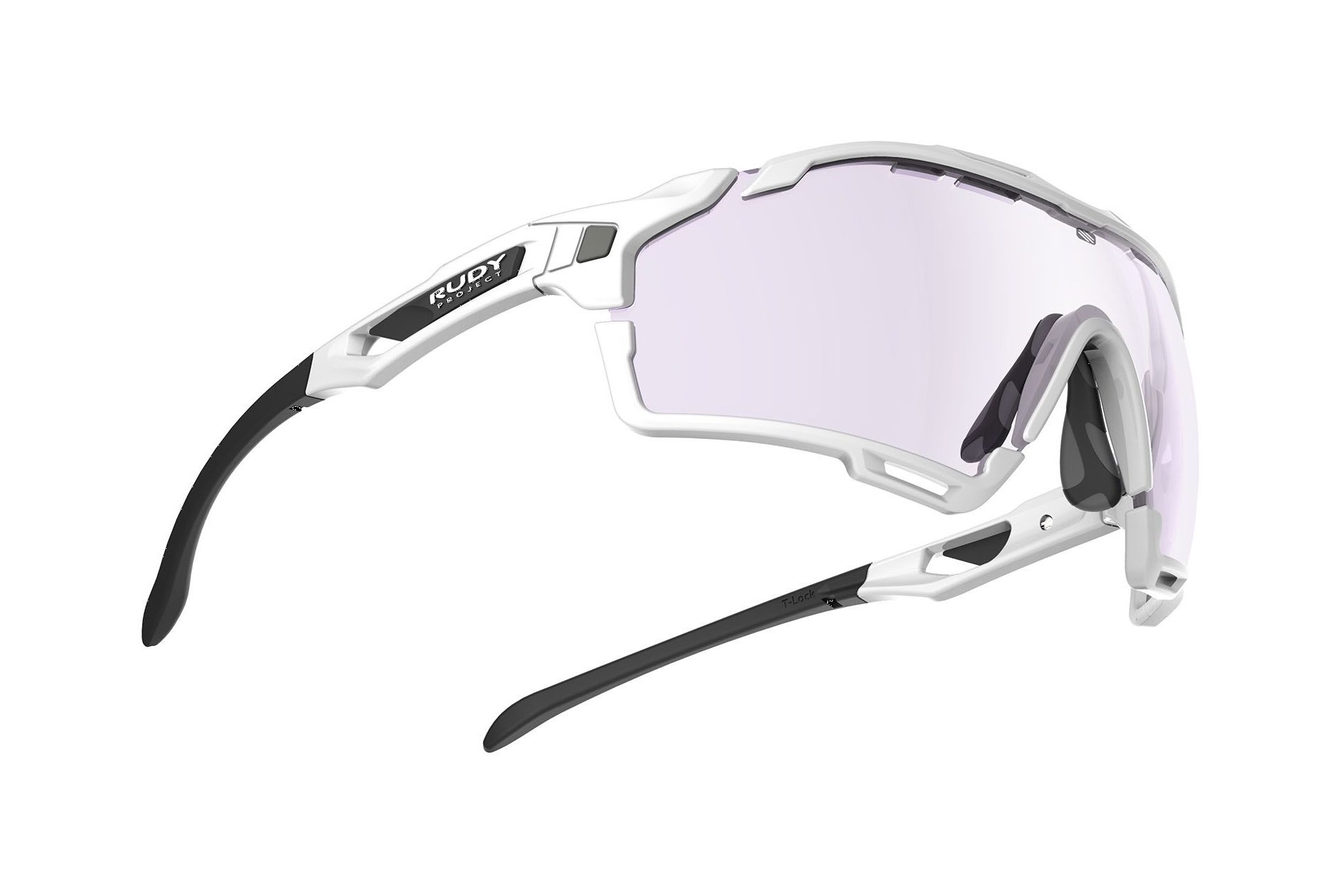 Rudy Project Cutline White Gloss - ImpactX 2 Photochromic Laser Purple