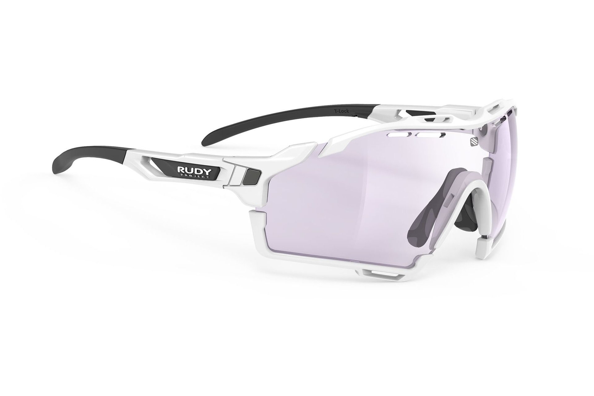 Rudy Project Cutline White Gloss - ImpactX 2 Photochromic Laser Purple
