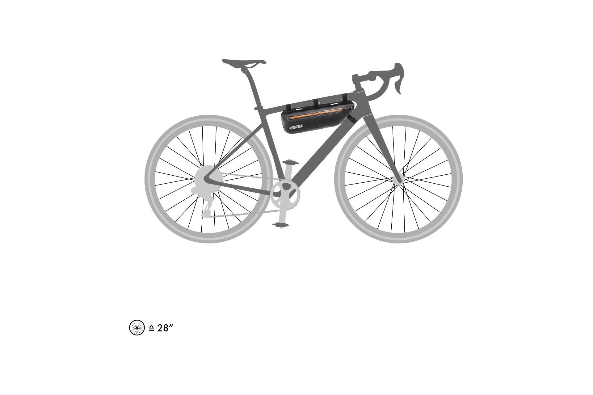 Ortlieb Frame-Pack Toptube Rahmentasche 3L