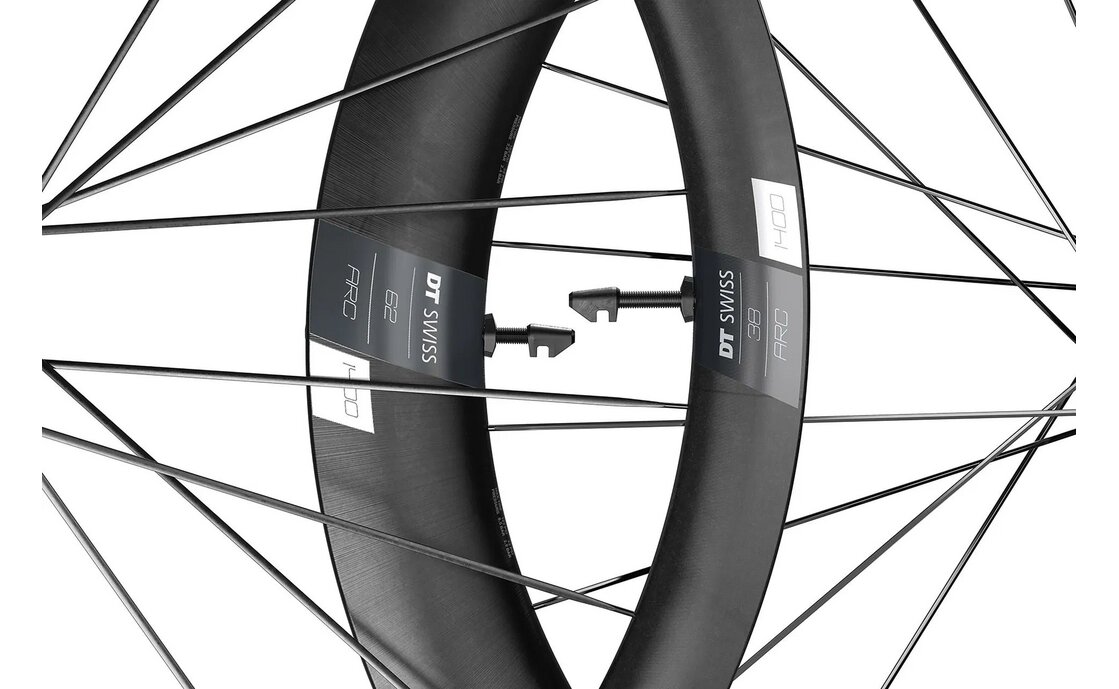 DT Swiss ARC 1400 Dicut 38 DB 28"- Carbon Vorderrad