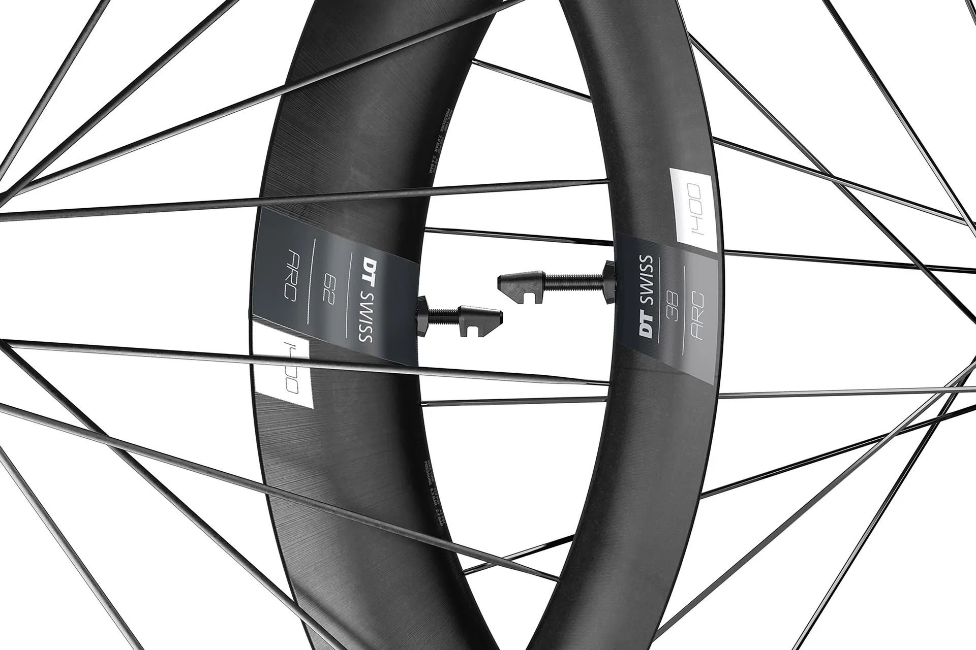 DT Swiss ARC 1400 Dicut 38 DB 28"- Carbon Vorderrad