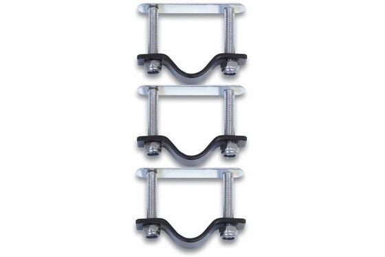 Fahrradzubehör - Basil Crate Mounting Befestigungssatz f&uuml;r Weidenk&ouml;rbe, Edelstahl