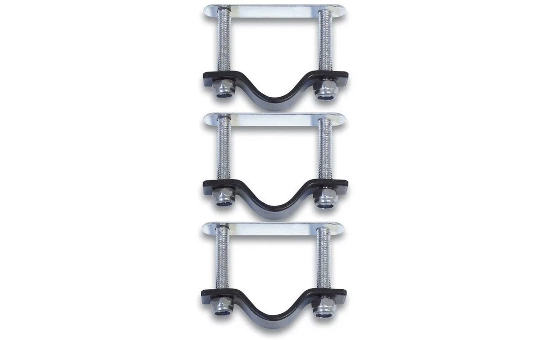 Basil Crate Mounting Befestigungssatz f&uuml;r Weidenk&ouml;rbe, Edelstahl