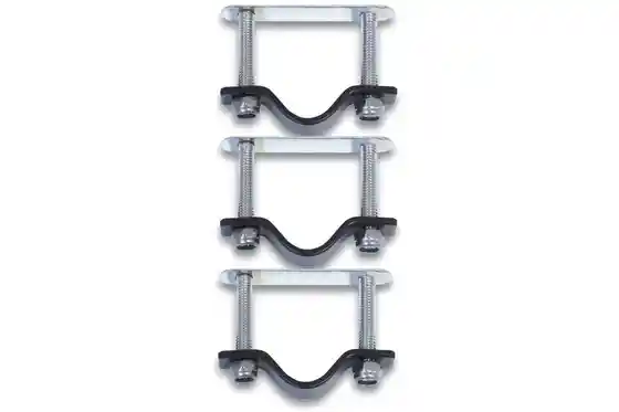 Fahrradtaschen & Körbe - Basil Crate Mounting Befestigungssatz für Weidenkörbe, Edelstahl