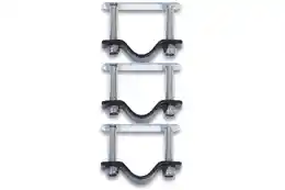 Basil Crate Mounting Befestigungssatz für Weidenkörbe, Edelstahl