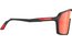 Rudy Project Spinshield Black Matte - Multilaser Red