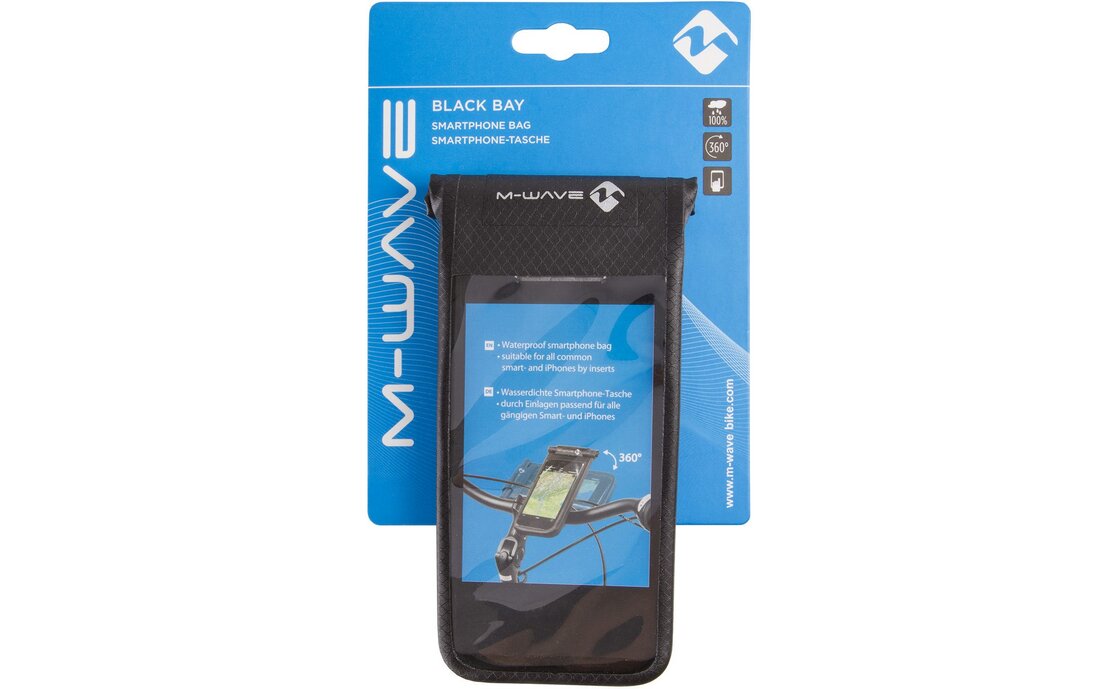 M-Wave Black Bay Smartphonetasche mit Halterung - 2026