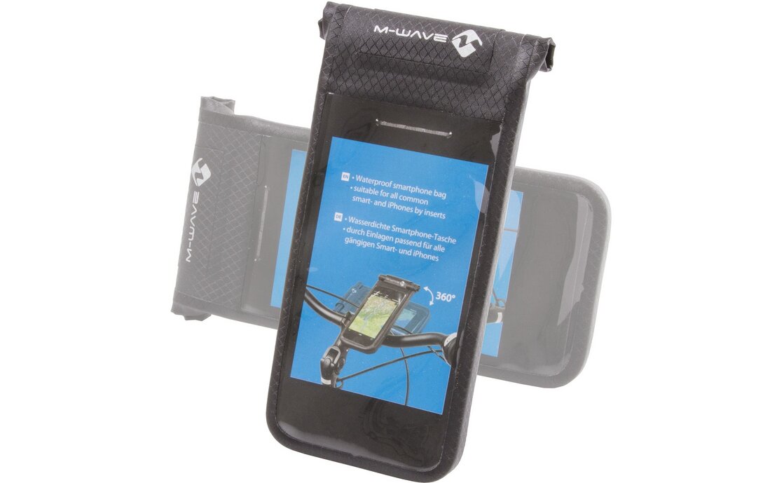 M-Wave Black Bay Smartphonetasche mit Halterung - 2026