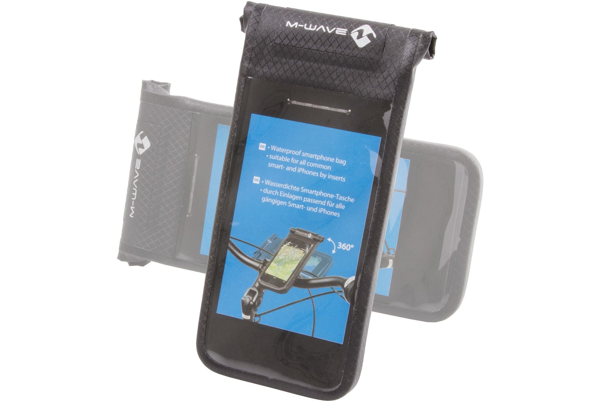 M-Wave Black Bay Smartphonetasche mit Halterung - 2026