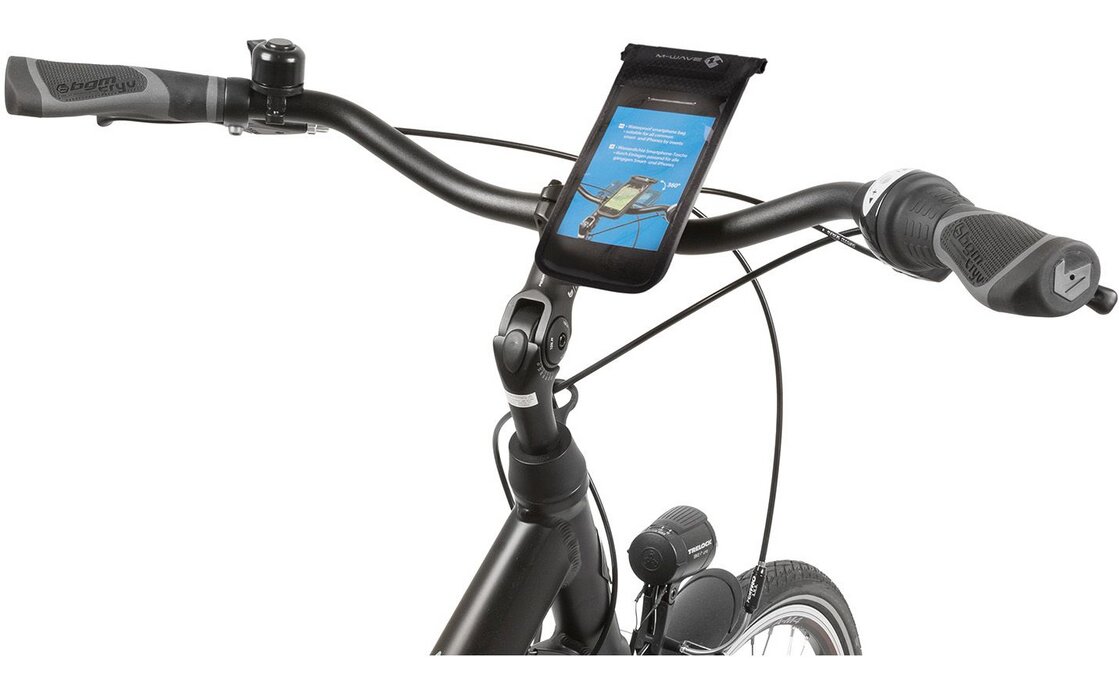 M-Wave Black Bay Smartphonetasche mit Halterung - 2026