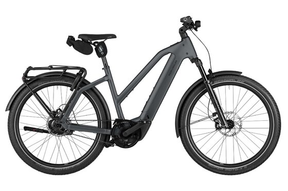 mit Beleuchtung - E-Bike-Pedelec - Riese und M&uuml;ller Charger5 Mixte rohloff - 800 Wh - 27,5 Zoll - Trapez - 2026