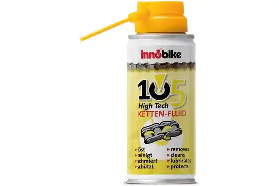 Reinigungs- und Pflegezubehör - Innobike 105 High Tech Kettenfluid, Spraydose - 100ml