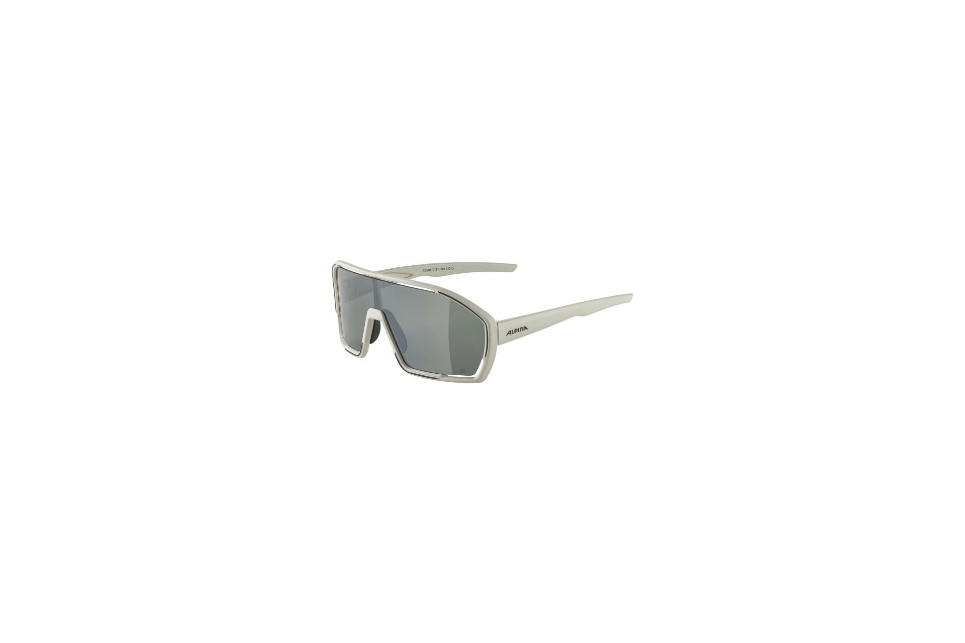 Alpina Bonfire Q-Lite cool-grey matt / silver mirror lens