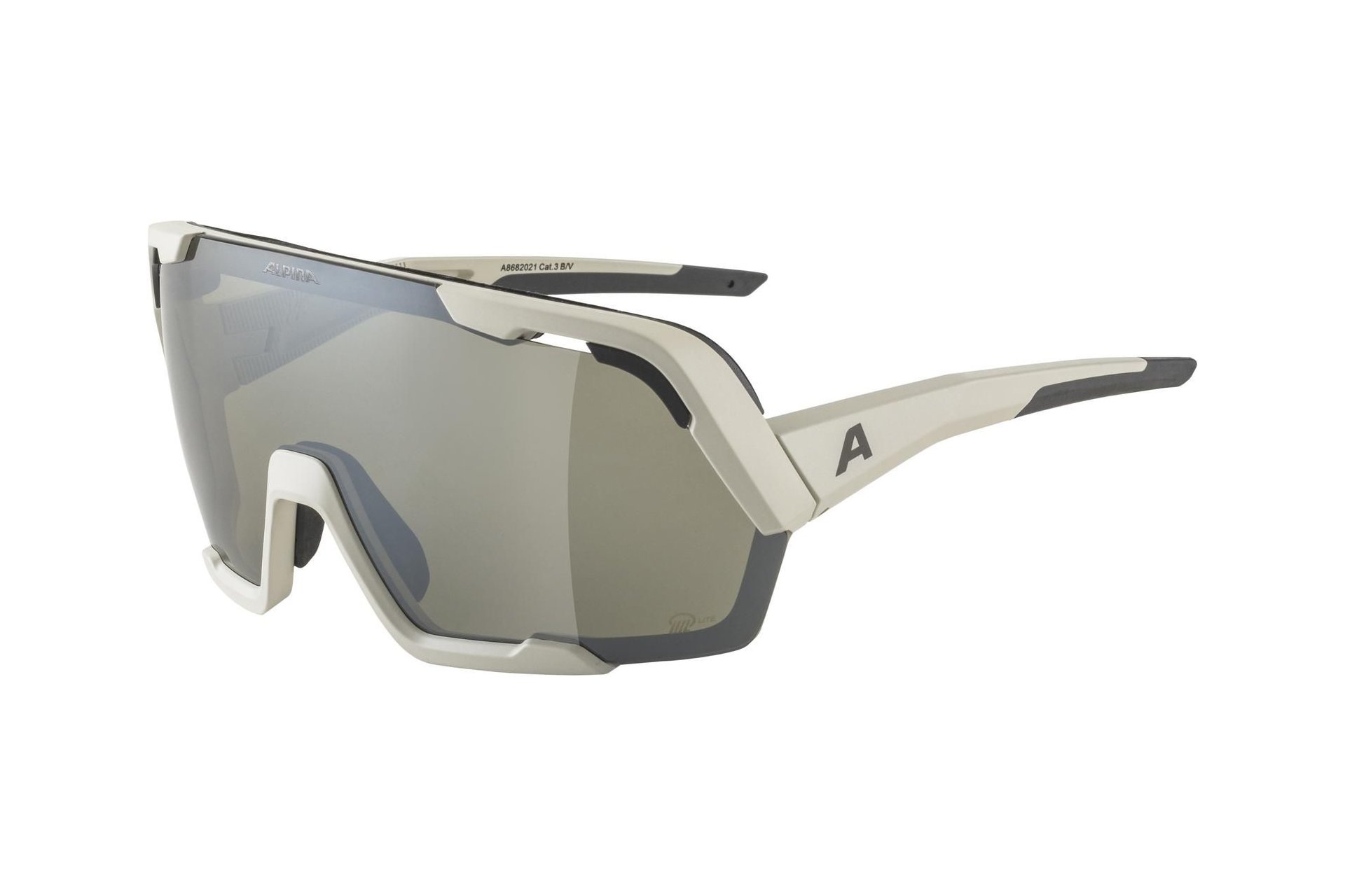 Alpina Rocket Bold Q-Lite cool-grey matt / silver mirror lens