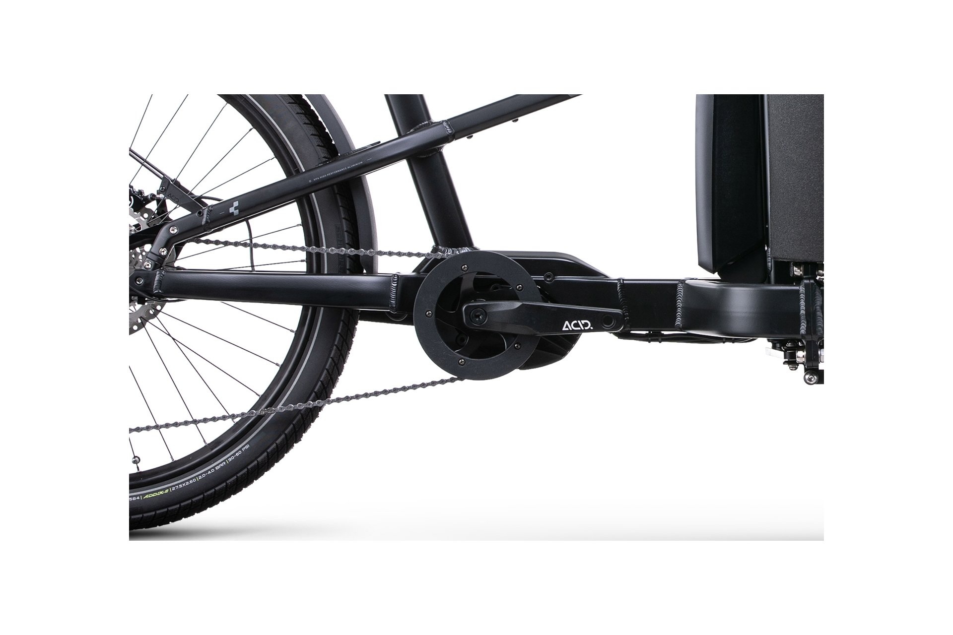 Cube Cargo Sport Hybrid 500 - 500 Wh - 27,5 Zoll - Long John - 2025