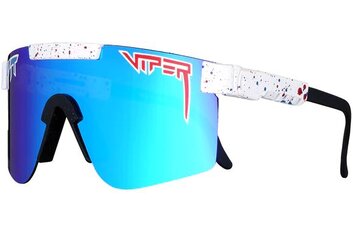 Sportbrillen - Pit Viper The Originals - Absolute Freedom / Polarized Blue Revo Mirro