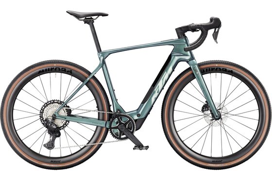28 Zoll - Mittelmotor - E-Bike Rennräder - KTM Macina Gravelator SX Prime Di2 - 400 Wh - 28 Zoll - Diamant - 2026