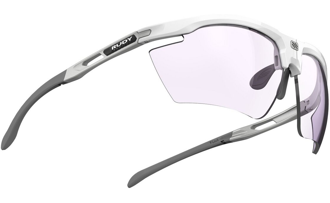 Rudy Project Magnus White Gloss - ImpactX 2 Photochromic Laser Purple