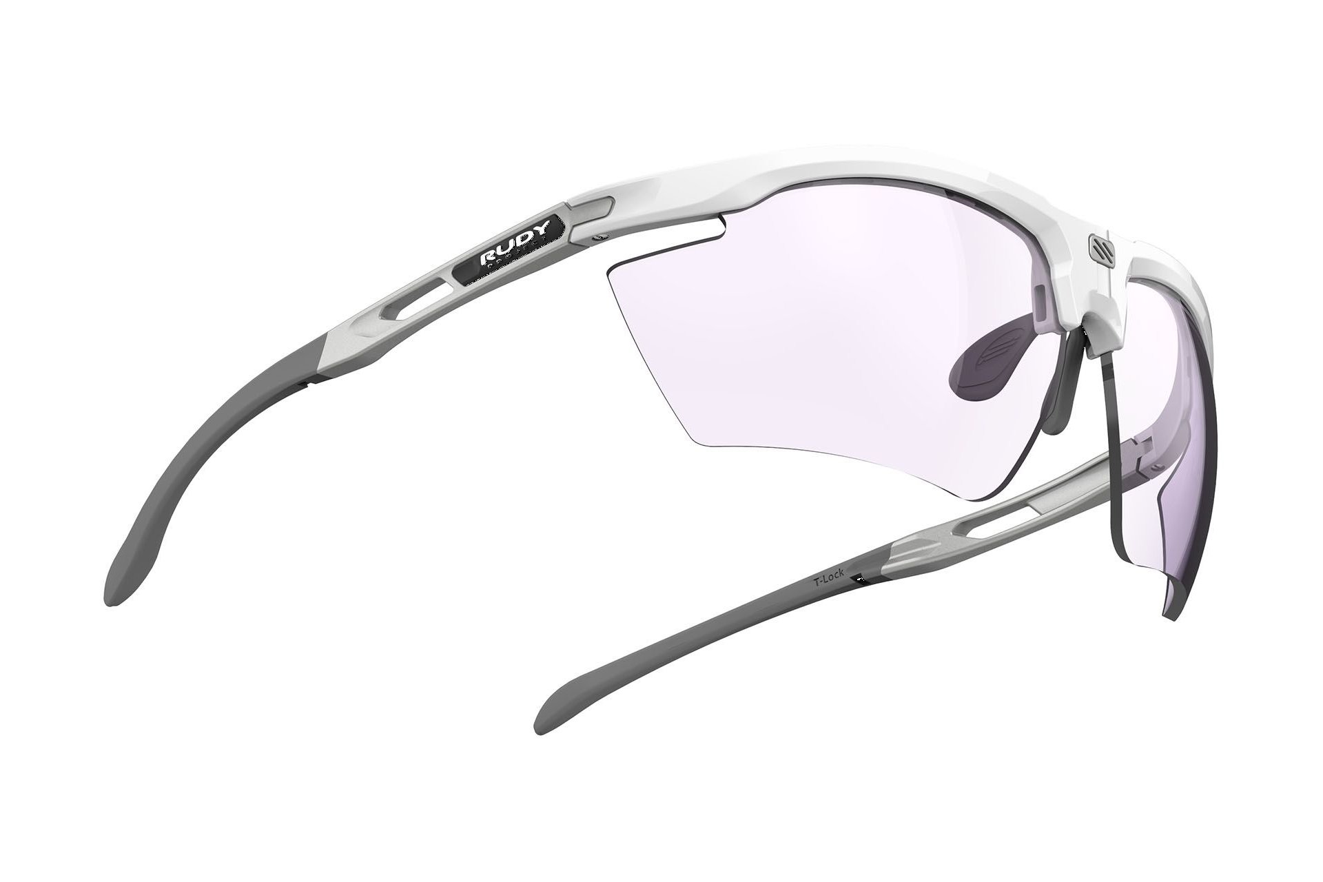 Rudy Project Magnus White Gloss - ImpactX 2 Photochromic Laser Purple