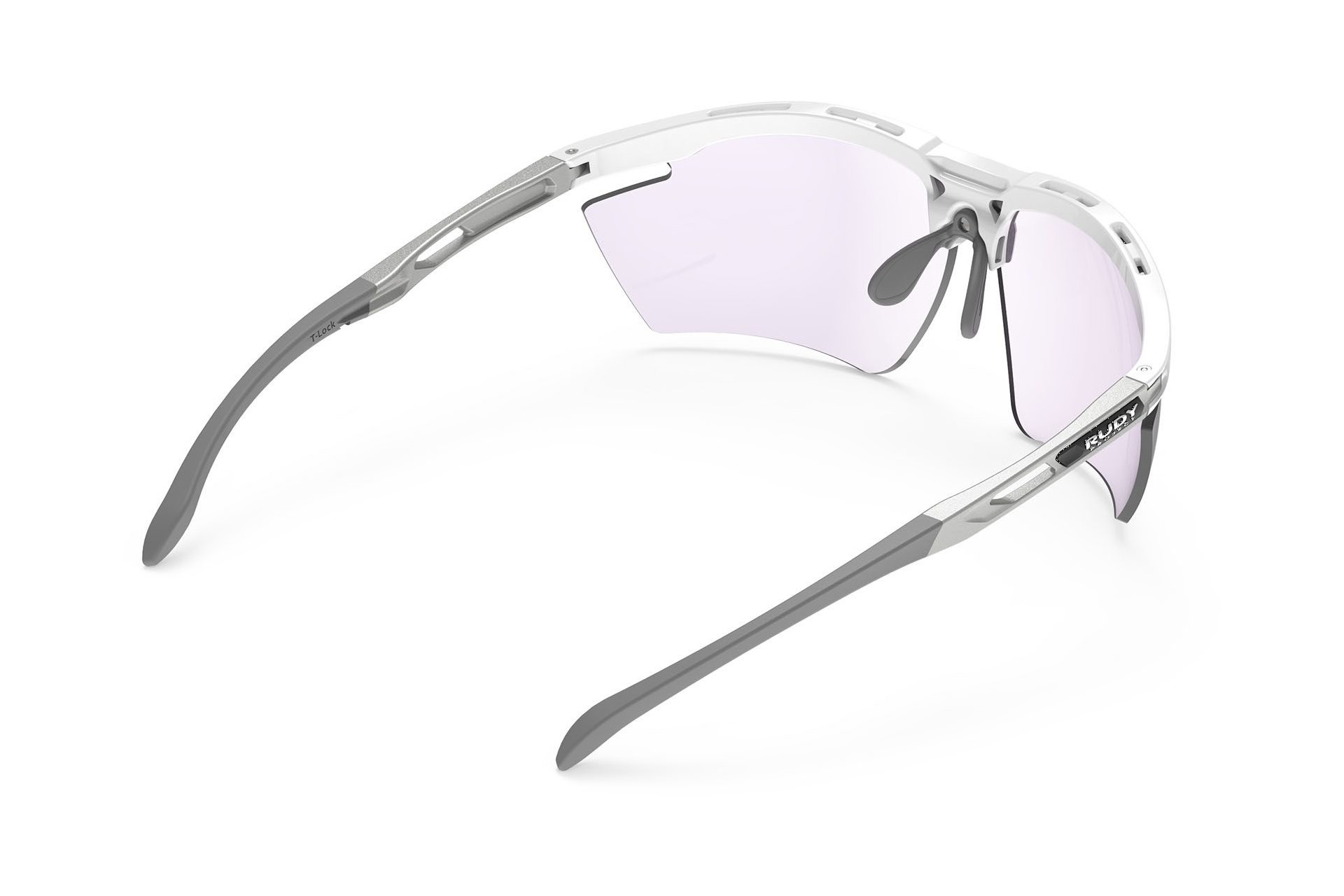 Rudy Project Magnus White Gloss - ImpactX 2 Photochromic Laser Purple