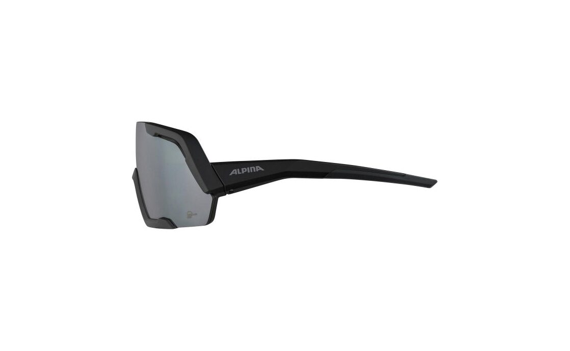 Alpina Rocket Q-Lite black matt / silver mirror lens