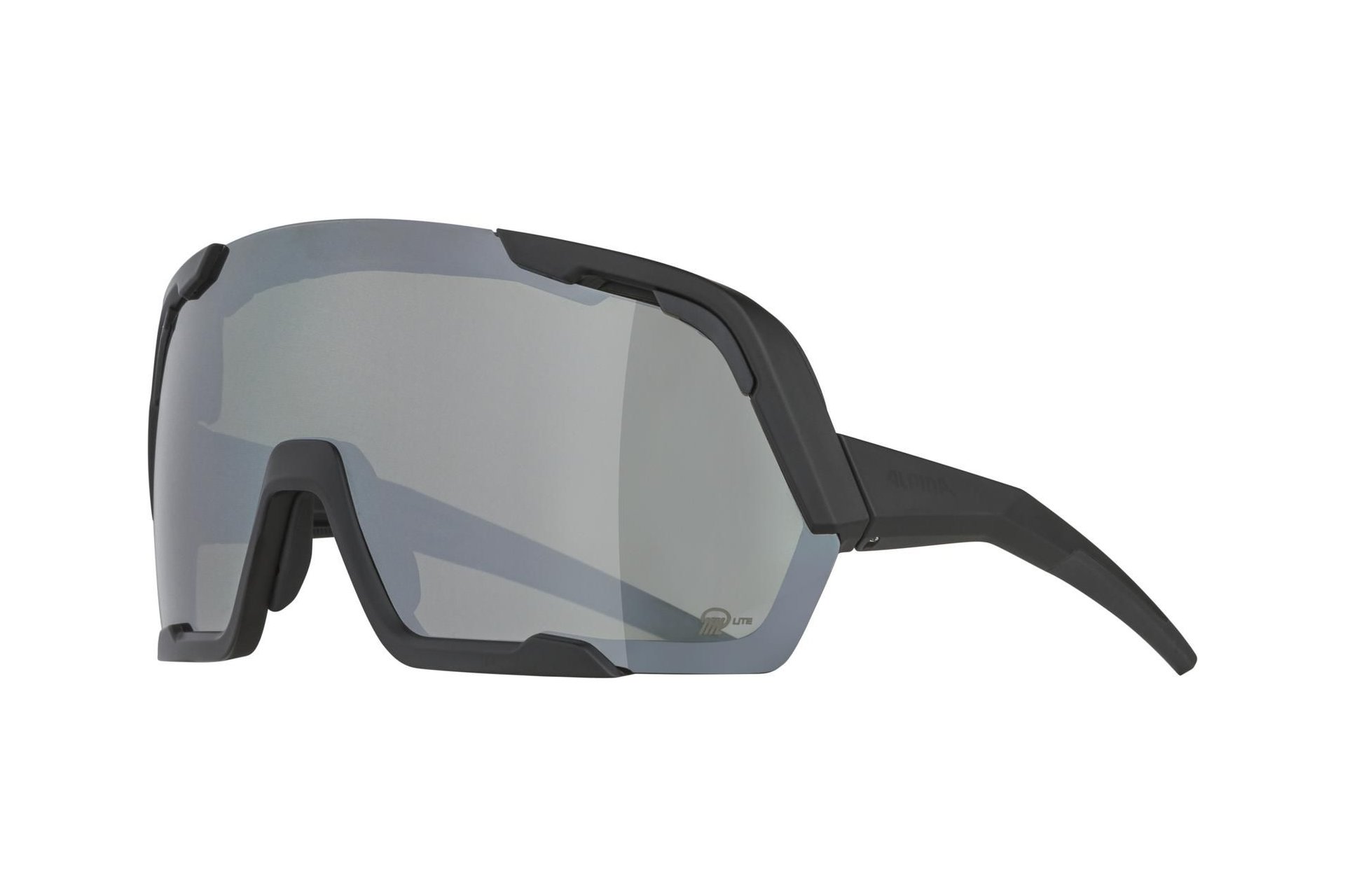 Alpina Rocket Bold Q-Lite black matt / silver mirror lens