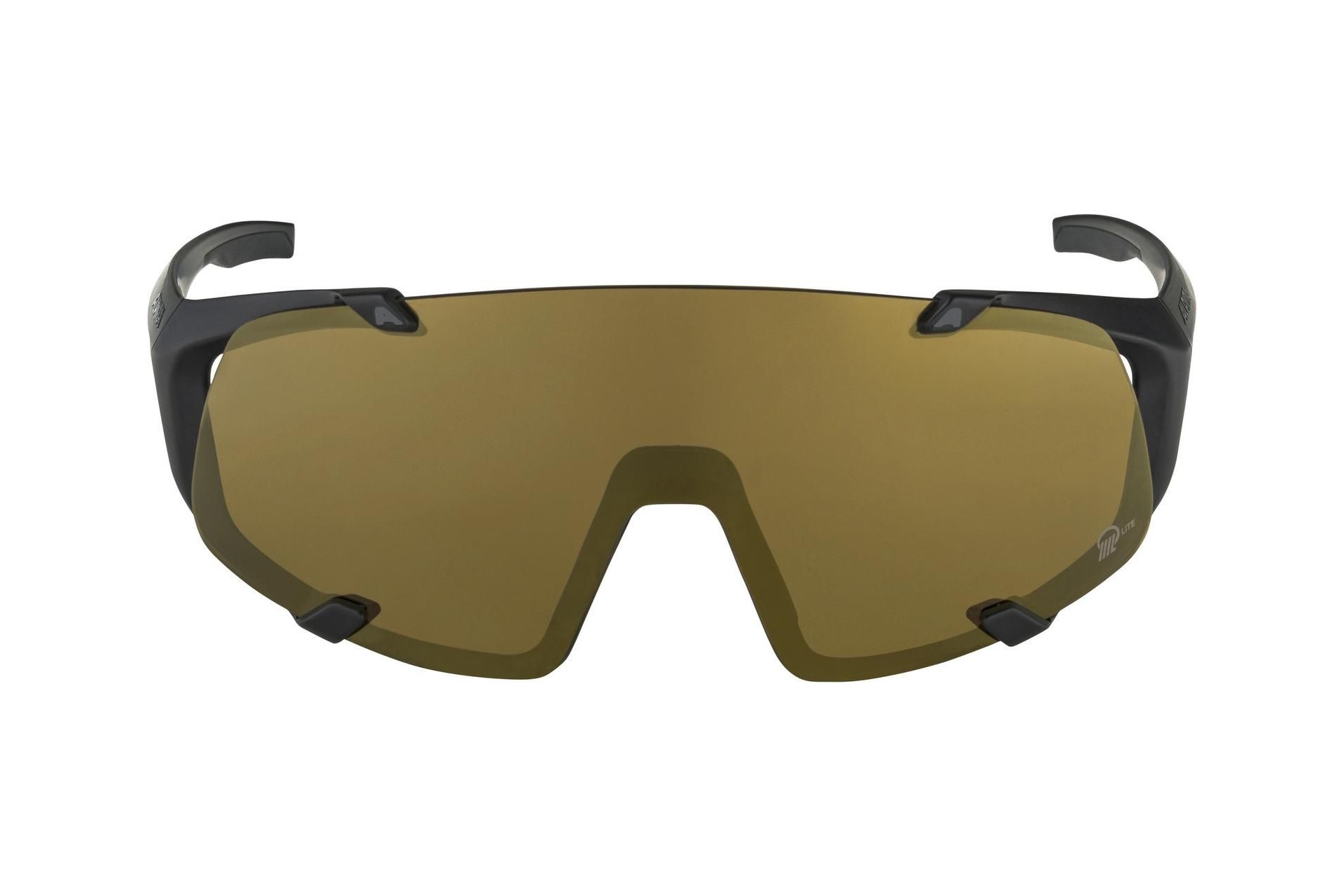 Alpina Hawkeye S Q-Lite black matt / bronce mirror lens