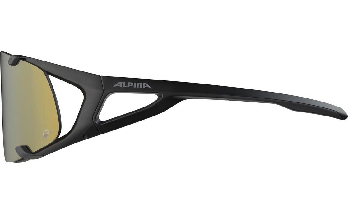 Alpina Hawkeye S Q-Lite black matt / bronce mirror lens