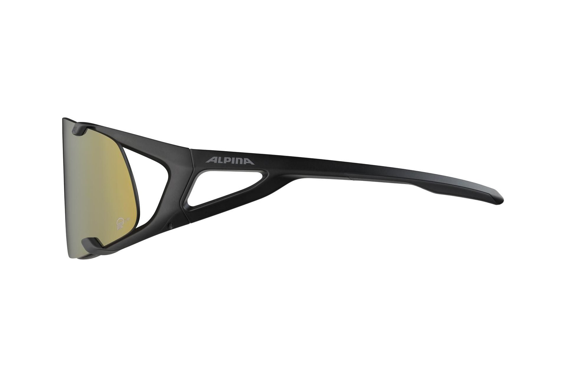 Alpina Hawkeye S Q-Lite black matt / bronce mirror lens