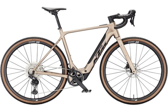 Bosch Performance Line SX Smart - TQ HPR 50 - E-Bike Rennräder - KTM Macina Gravelator SX 10 - 400 Wh - 28 Zoll - Diamant - 2026