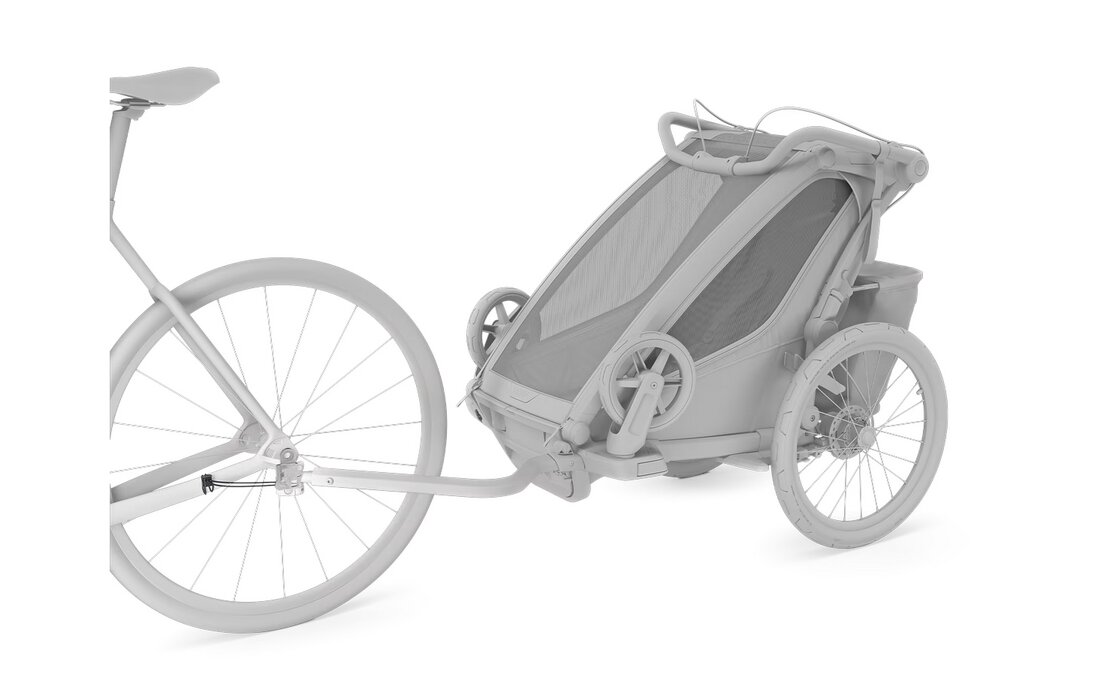 Thule Achskupplung ezHitch Plate mit Quick Release Skewer