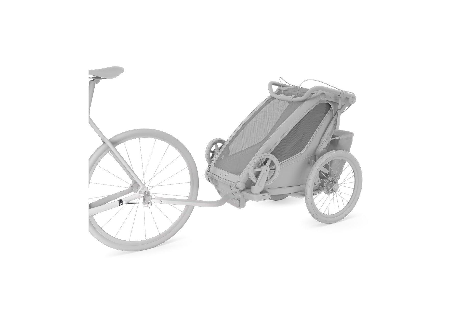 Thule Achskupplung ezHitch Plate mit Quick Release Skewer