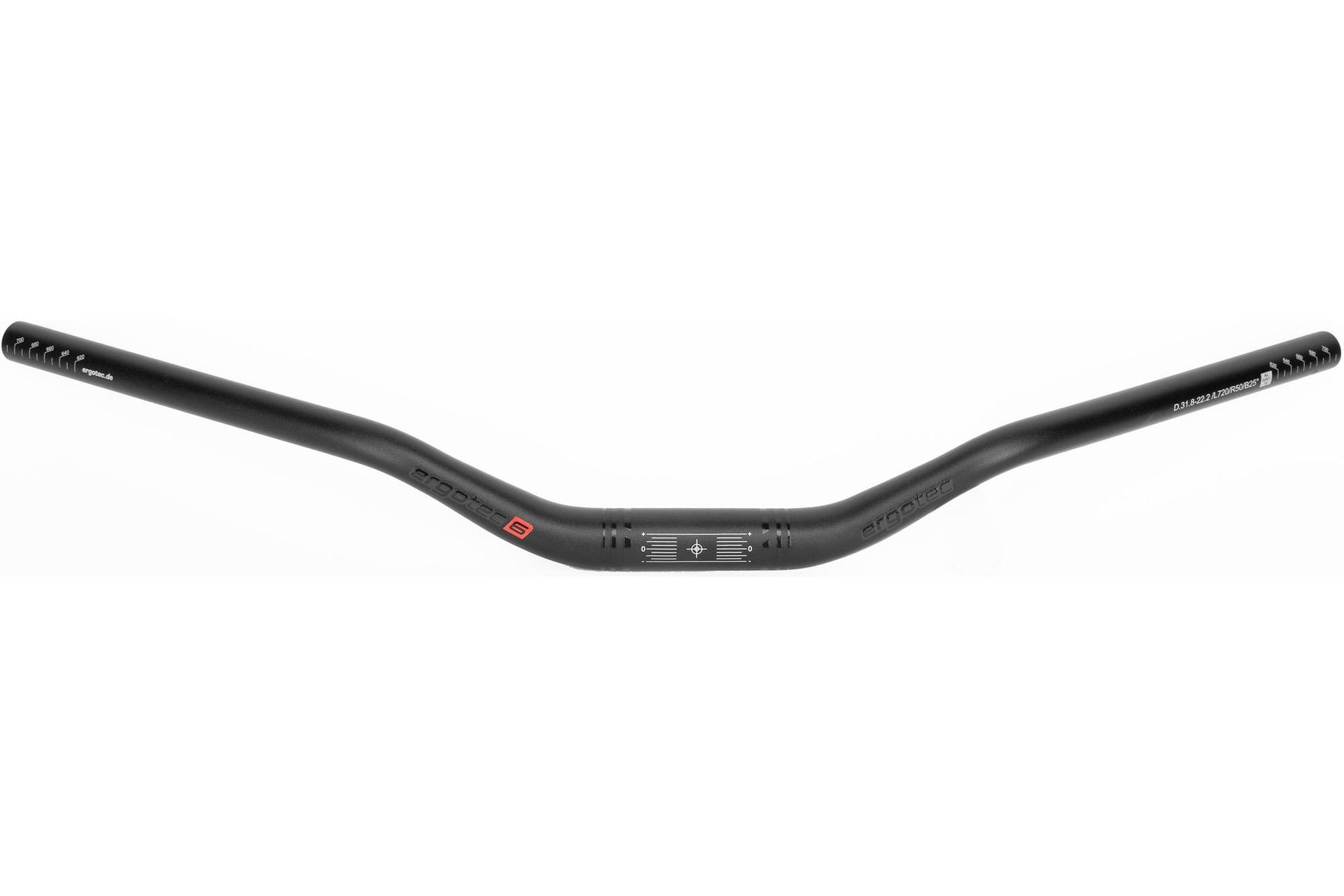Ergotec Riser Bar 50 Comfort Lenker 720mm/25°/31,8mm